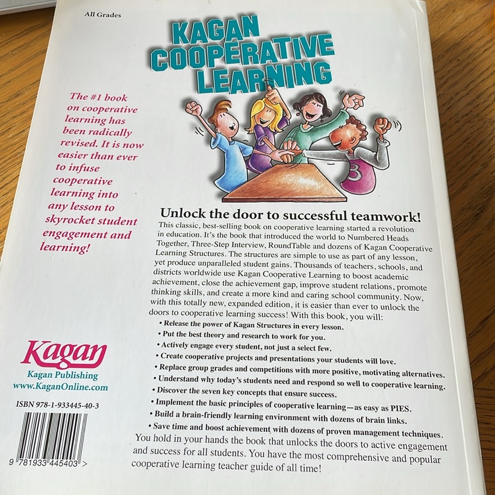 Kagan Cooperative Learning Book by Dr. Spencer Kagan and Miguel Kagan - Picture 2 of 2